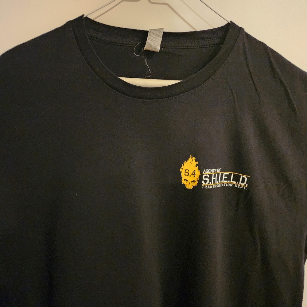 Marvels Agents of Shield Transportation Crew Season 4 T Shirt 2 XL Ghost Rider